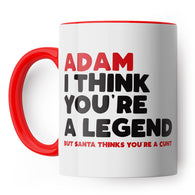 Personalised Santa Cunt Mug